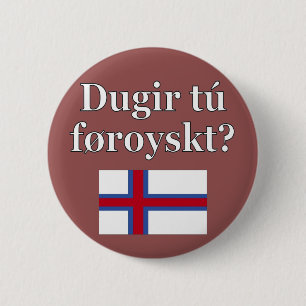 Talar du färöiska? Flagga Knapp
