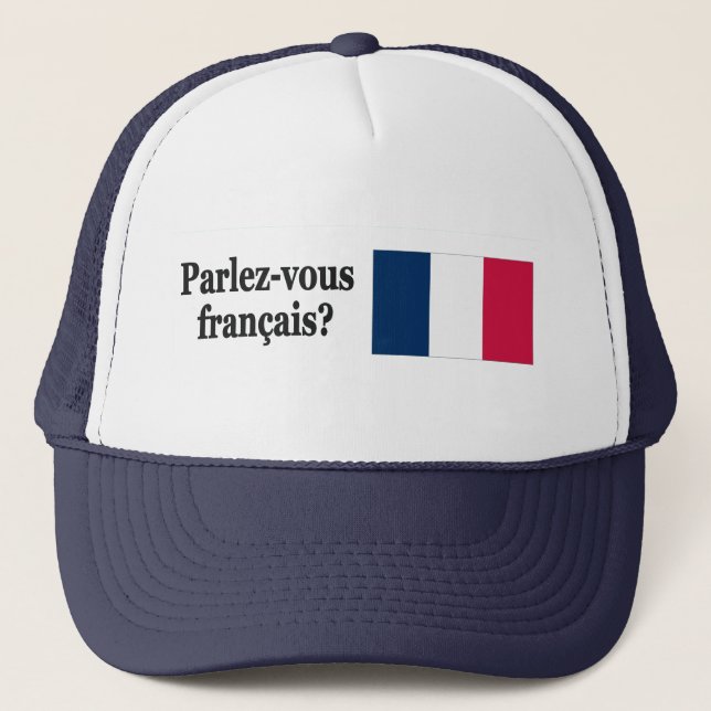 Talar du Fransk? I Fransk. Flagga bf Truckerkeps (Framsida)