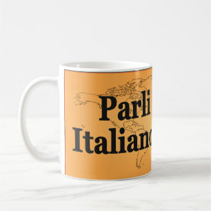 Talar du italienska? Flagga bf Kaffemugg