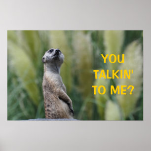 TALAR DU MED MIG? - poster/skriv ut Poster