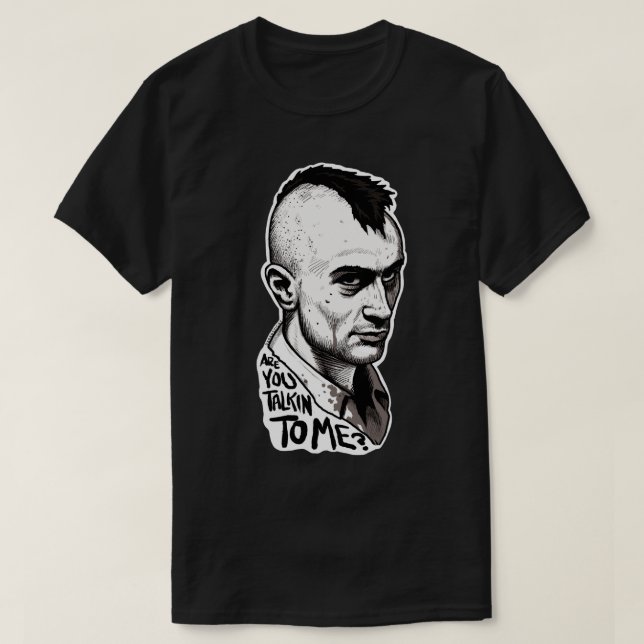 Talar du med mig? t shirt (Design framsida)