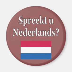 Talar du nederländska? Flagga Magnet