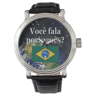 Talar du portugisiska? Flagga Armbandsur