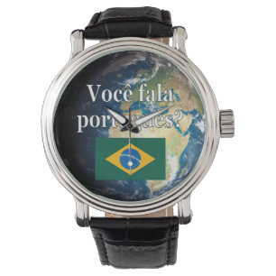 Talar du portugisiska? Portugisiska. Flagga och jo Armbandsur