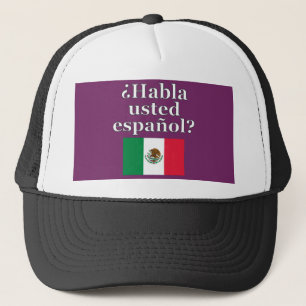 Talar du spanska? Flagga Truckerkeps