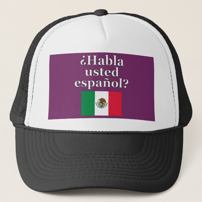 Talar du spanska? Flagga Truckerkeps (Framsida)