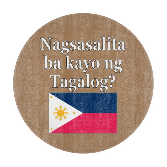Talar du Tagalog? Flagga (Framsidan)