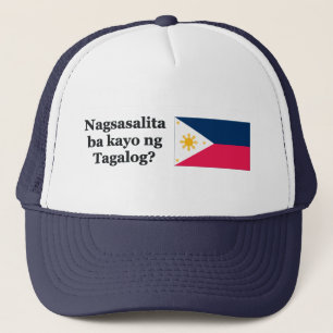 Talar du Tagalog? Flagga bf Truckerkeps