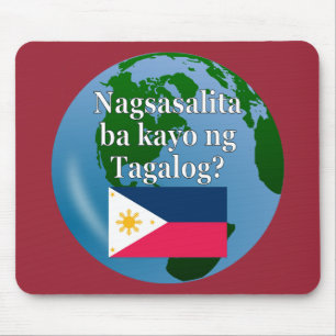 Talar du Tagalog? Flagga och global Musmatta
