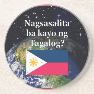 Talar du Tagalog? Flagga och jord Underlägg