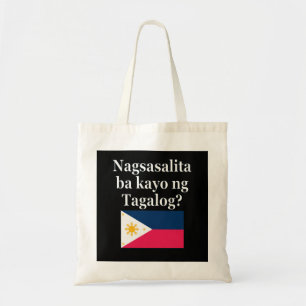 Talar du Tagalog? Flagga Tygkasse