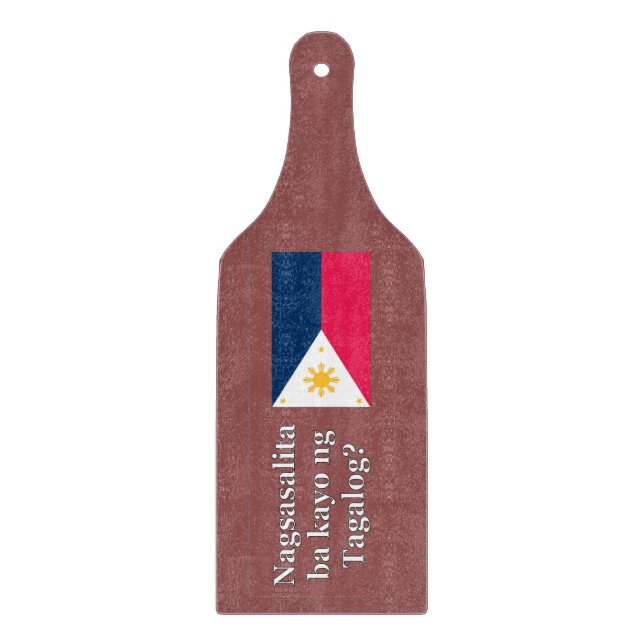 Talar du Tagalog? Flagga wf (Framsidan)