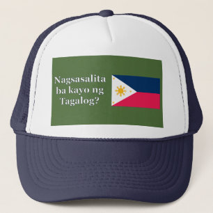 Talar du Tagalog? Flagga wf Truckerkeps