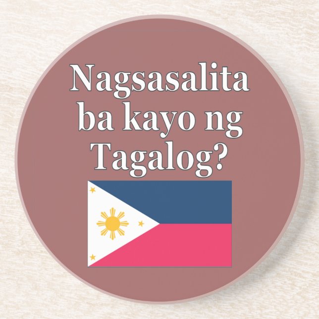 Talar du Tagalog? i Tagalog. Flagga Underlägg (Framsidan)