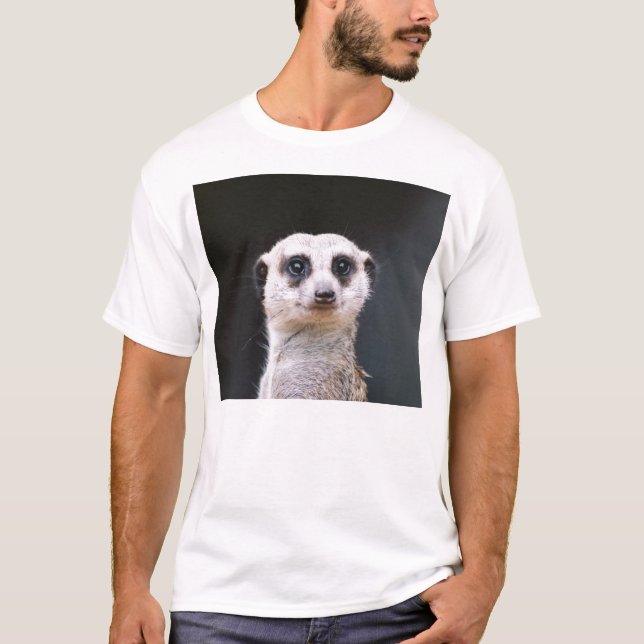 Talar du till mig? Meerkat Tshirt Tee Shirt (Framsida)