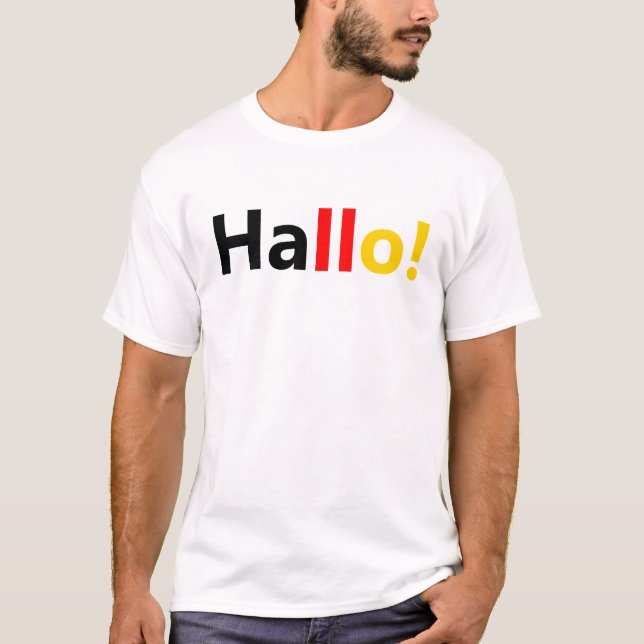 Talar du tysk? t-shirt (Framsida)