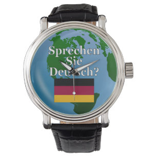 Talar du tyska? Flagga och global Armbandsur
