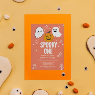 Talar en Halloween-inbjuden födelsedagsfest Inbjudningar