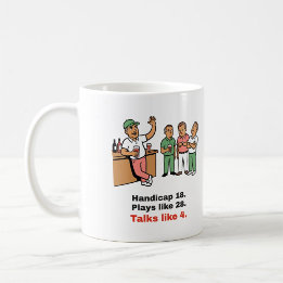 Talar som 4: Rolig golfhandikappmugg Kaffemugg