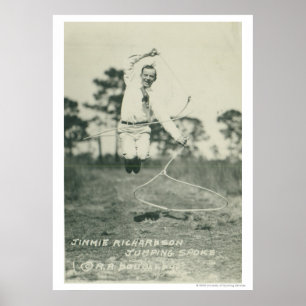 Talare: Jimmie Richardson hoppade. Poster