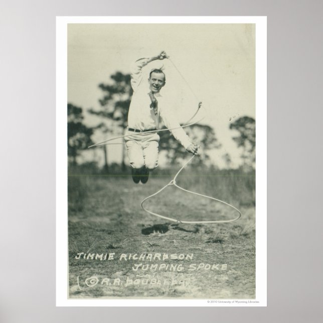 Talare: Jimmie Richardson hoppade. Poster (Framsidan)