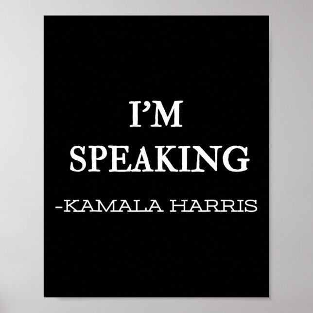Talare: Kamala Harris 4 Poster (Framsidan)