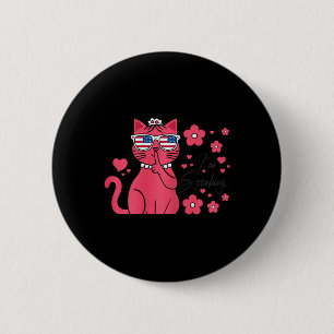 Talare: Kamala Harris Funny Rosa Cat Kamala 2024 Knapp