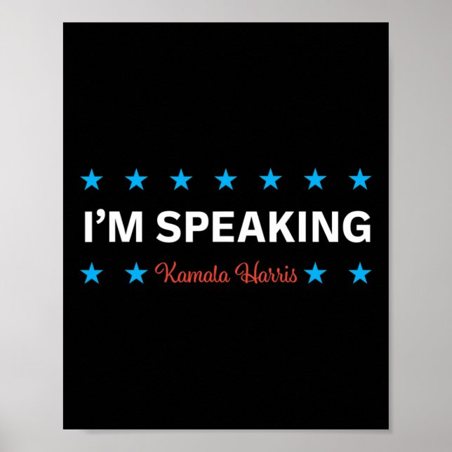 Talare: Kamala Harris Poster (Framsidan)