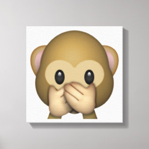 Talare nr Evil Monkey - Emoji Canvastryck