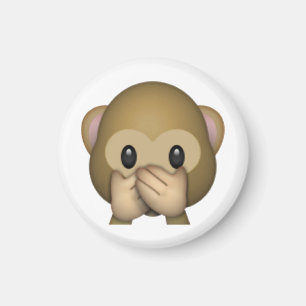 Talare nr Evil Monkey - Emoji Magnet