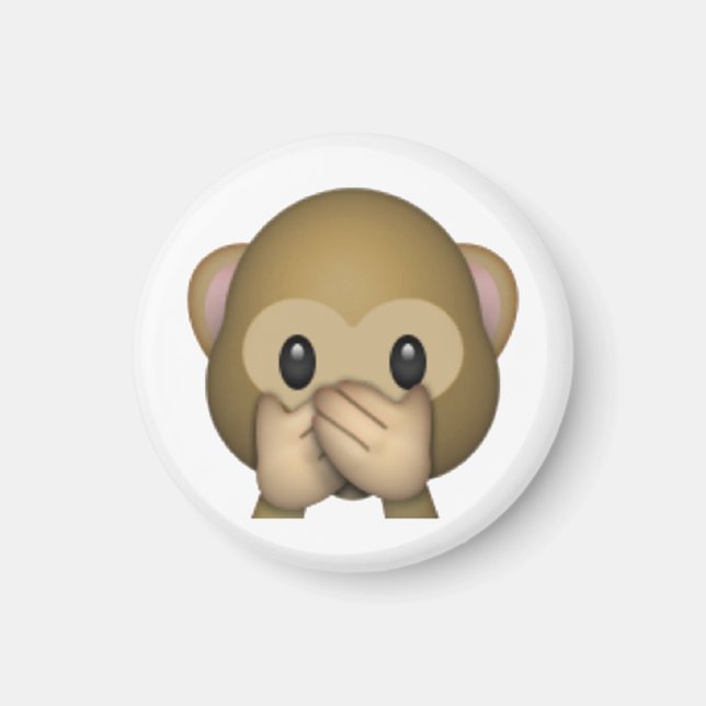 Talare nr Evil Monkey - Emoji Magnet (Framsidan)