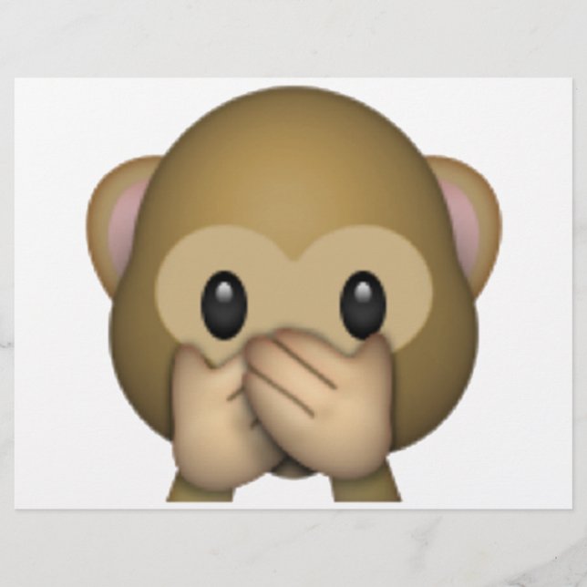 Talare nr Evil Monkey - Emoji Reklamblad (Framsidan)
