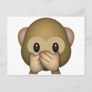 Talare nr Evil Monkey - Emoji Vykort