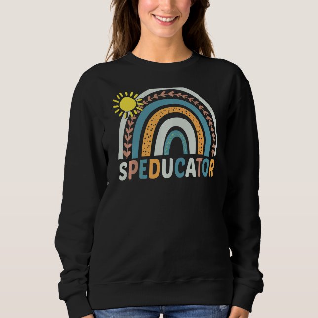 Talare Rainbow Boho Speciell Education Lacher T Shirt (Framsida)