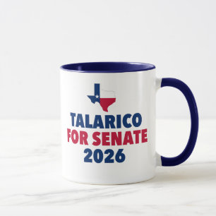 Talarico för senaten 2026 val Texas Mugg