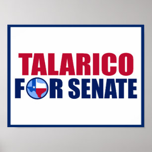 Talarico för senaten Texas 2026 års val Poster