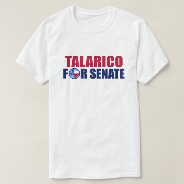 Talarico för senaten Texas 2026 val T Shirt (Design framsida)