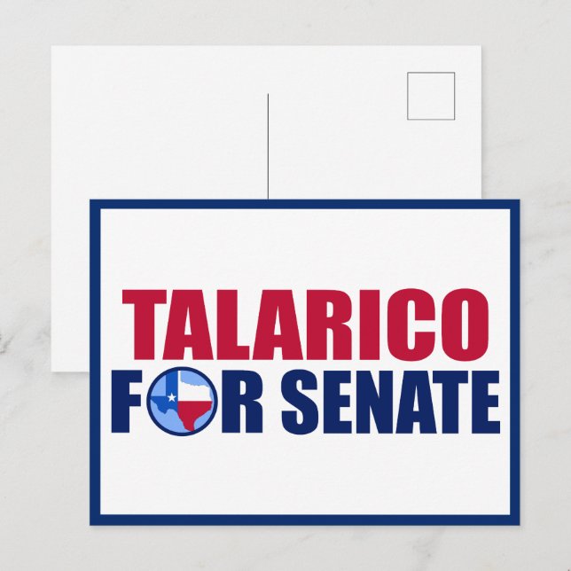 Talarico för senaten Texas 2026 val Vykort (Fram/baksida)