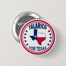 Talarico för Texas Red White Blue-valet