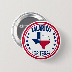 Talarico för Texas Red White Blue-valet Knapp