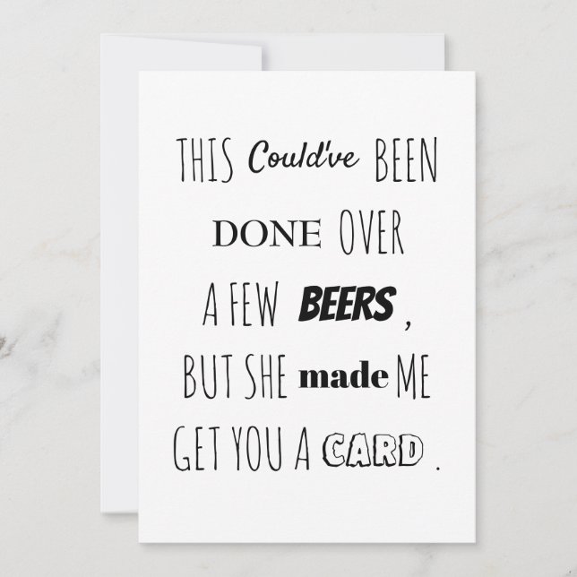 Talarstolpe Best Man-kort Kort (Framsida)