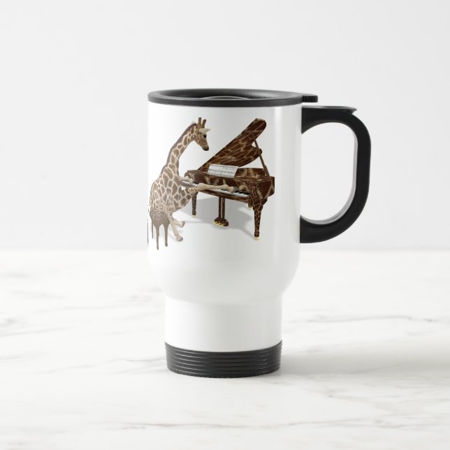 Talated Giraffe Plays Grand Piano Resemugg (Höger)