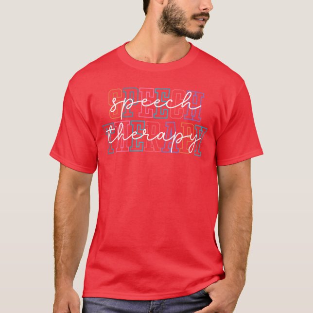 Talaterapi Logopedterapeut S T Shirt (Framsida)