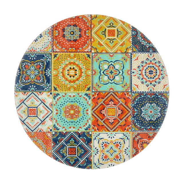 Talavera, Azulejos, Turkiska mosaic tapet. (Framsidan)