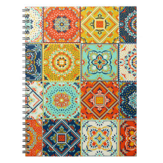 Talavera, Azulejos, Turkiska mosaic tapet. Anteckningsbok