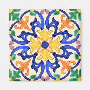 Talavera belägger med tegel magnet