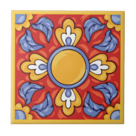 Talavera Ceramic Tile-2 Kakelplatta