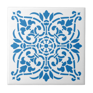 Talavera Ceramic Tile - 2 Kakelplatta