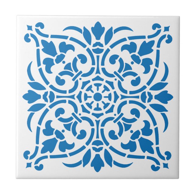 Talavera Ceramic Tile - 2 Kakelplatta (Framsidan)