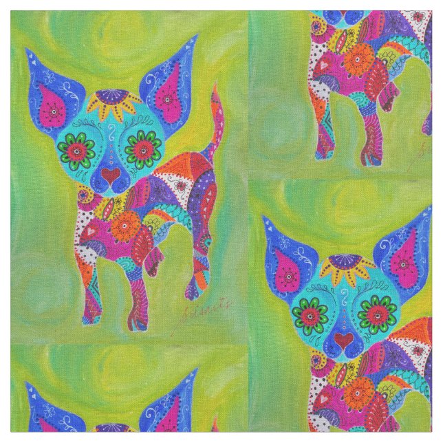 Talavera Chihuahua Tyg (Närbild)